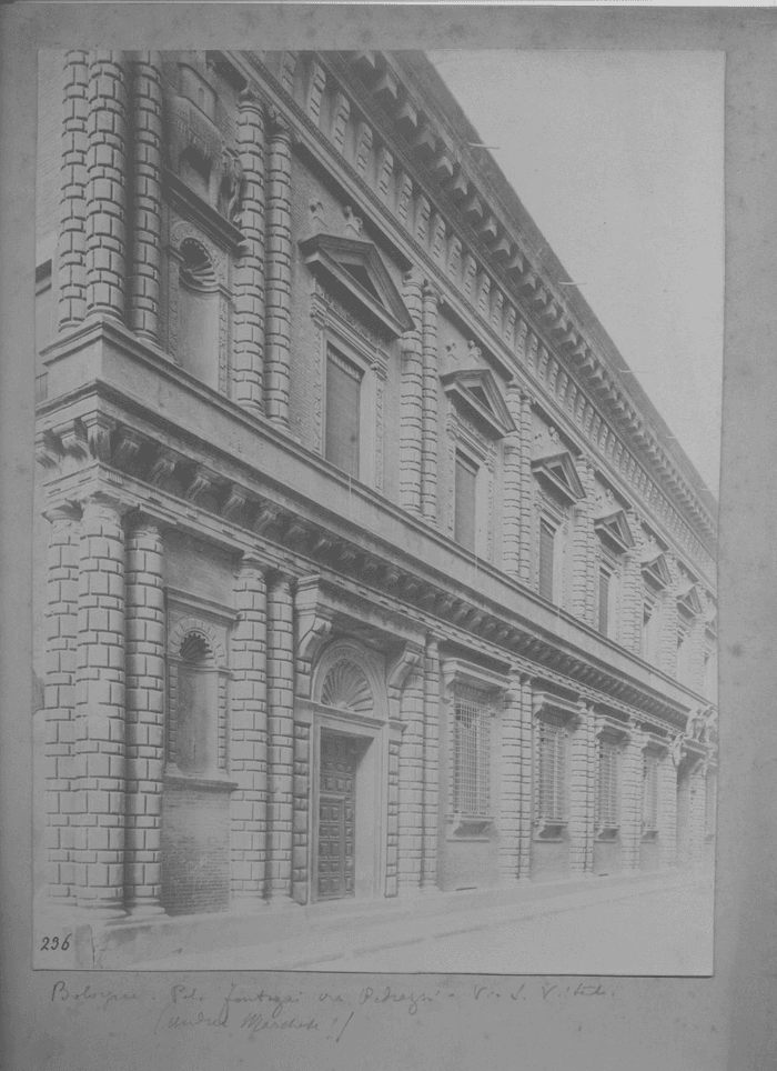 Bologna - Pal. Fantrazi ora Petrazzi. Via S. Vitale (Andrea Marchese?)