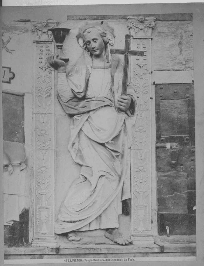 PISTOIA (Fregio Robbiano dell'Ospedale). La Fede