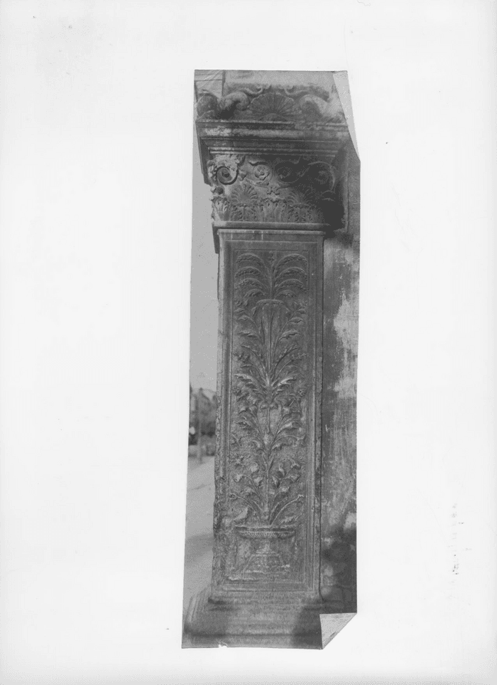 Lesena già esistente nella casa n. 46 - C.V.E. Mantova