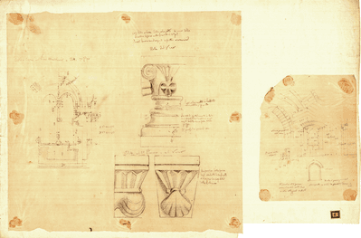 tav.1 - Asti, particolari di una casa