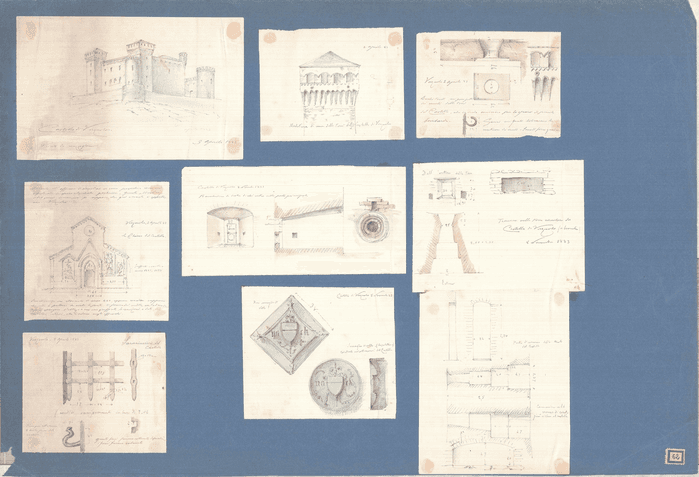 tav.62 - Verzuolo, castello e chiesa