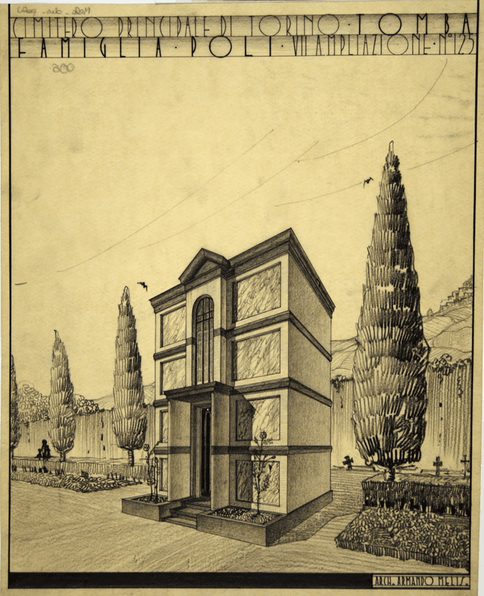CIMITERO PRINCIPALE DI TORINO - TOMBA/FAMIGLIA POLI VII AMPLIAZIONE N. 125