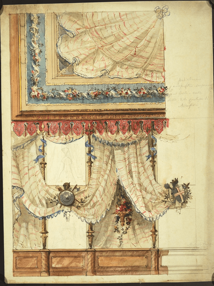 Villa della Contessa di Mirafiori, Serralunga d'Alba (Cuneo), progetti.