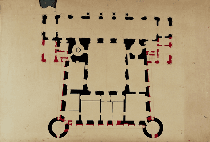 Palazzo Madama, pianta del primo piano