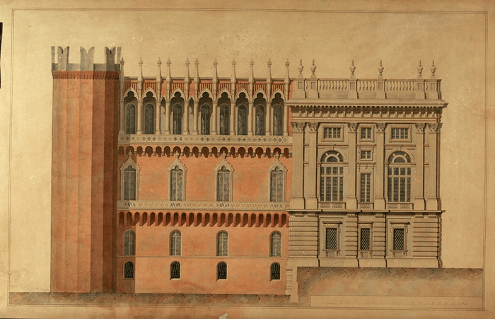 Palazzo Madama, prospetto Nord