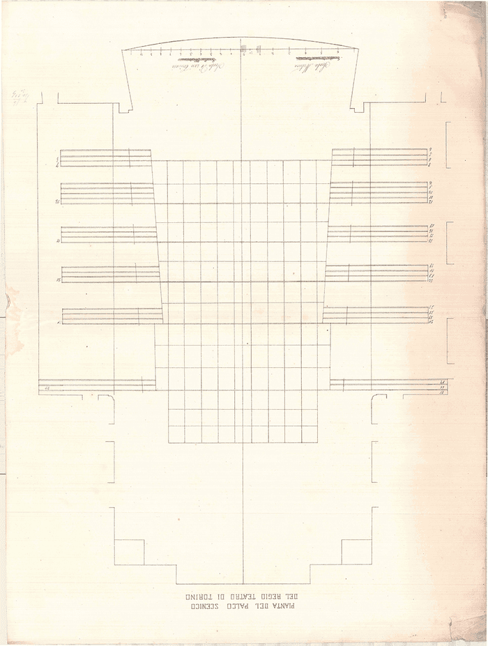 Progetto di riforma del Teatro Regio, piazza Castello, Torino
