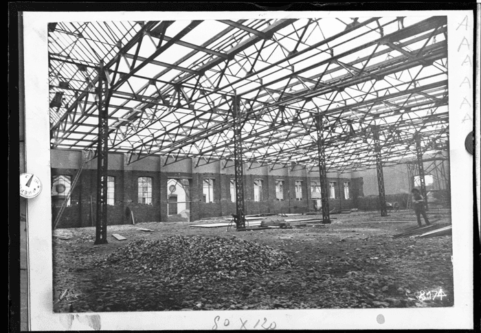 Acciaierie FIAT, sezione Scaravella, tettoie, Torino