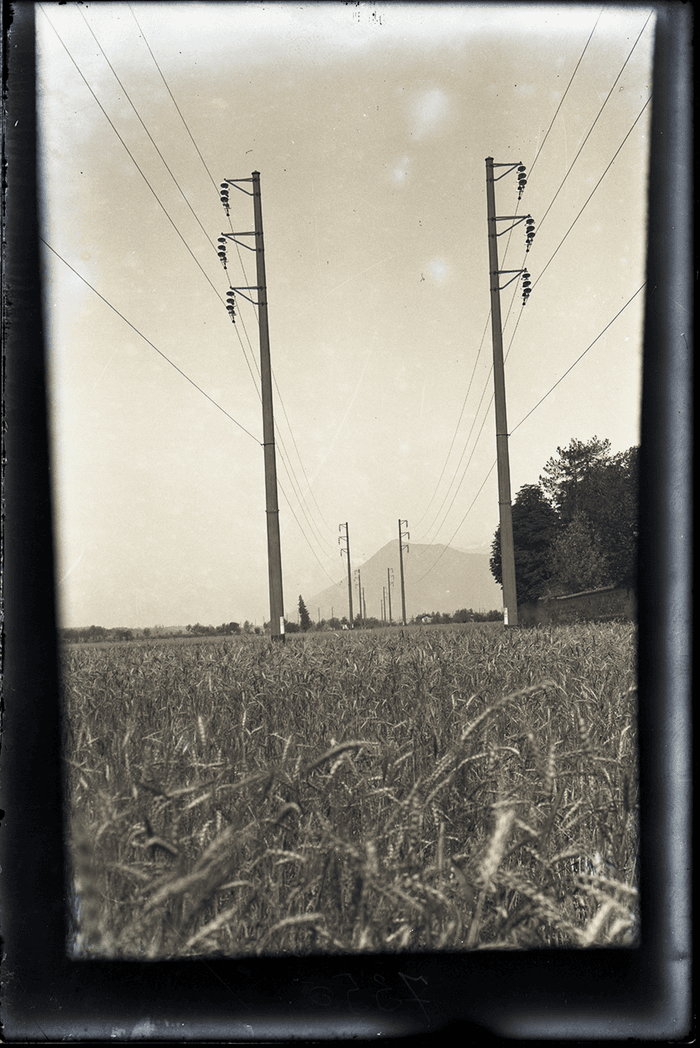 Pali tubolari per linea elettrica, Collegno