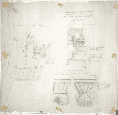tav.1 - Asti, particolari di una casa
