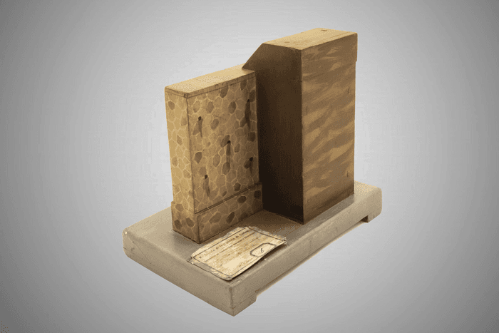 Modello di muro di sostegno con sezione retta costante - Collezione Curioni
