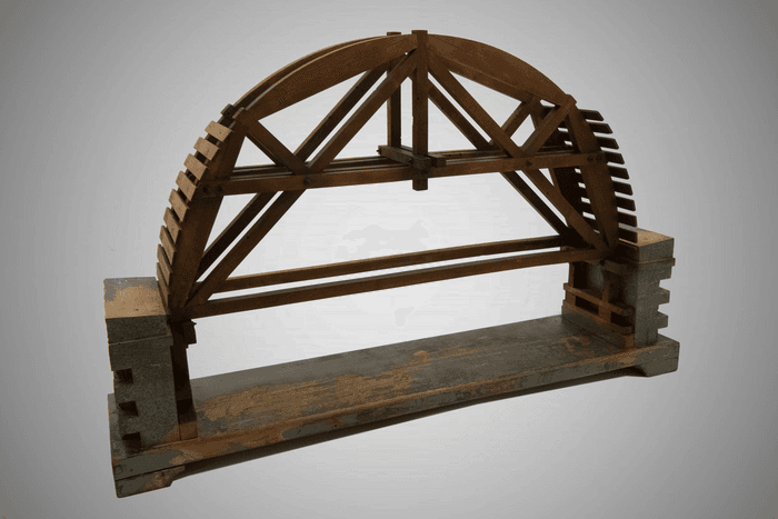 Modello di cavalletto per armature a sbalzo - Collezione Curioni