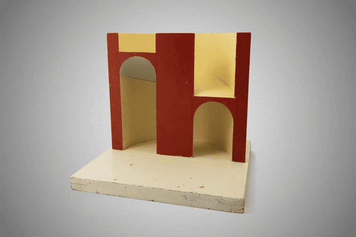 Modello di volta anulare ed elicoidale - Collezione Curioni