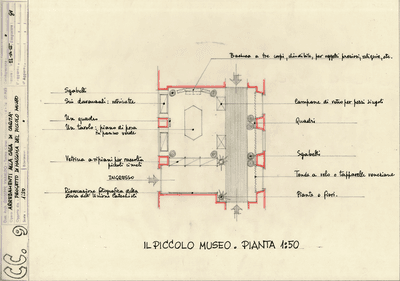 Arredi per la Casa di Carità, via Orvieto, Torino.