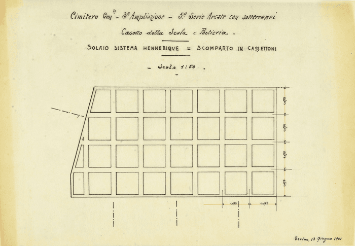 Cimitero Generale di Torino, 3a ampliazione, portineria, c.so Novara, Torino