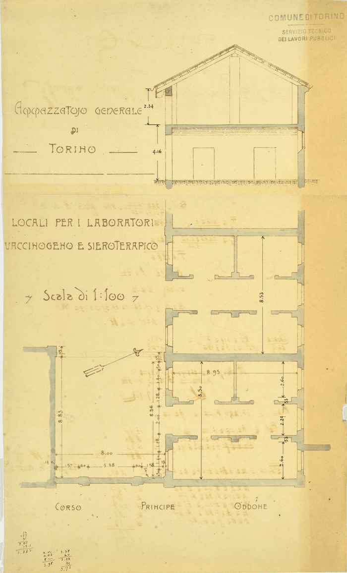 Comune di Torino, Ammazzatoio, laboratorio sieroterapico