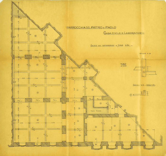 Parrocchia dei santi Pietro e Paolo, edificio residenziale con sottostante laboratorio, Torino