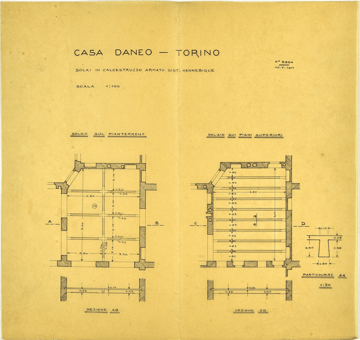 Casa Daneo, via San Secondo, Torino