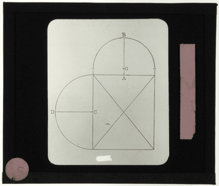 non identificato, geometrie costruttive, pianta