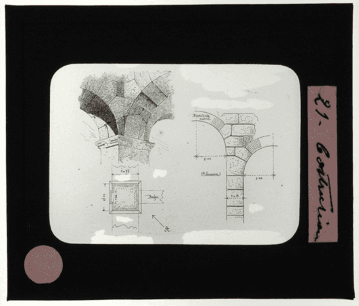 Roma, Colosseo, imposta archi, stereometria