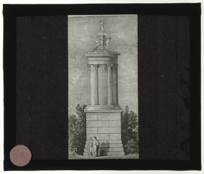 Non identificato, cenotaffio, disegno