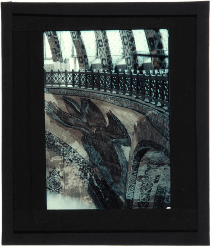 Non identificato, affresco in lunetta, interno