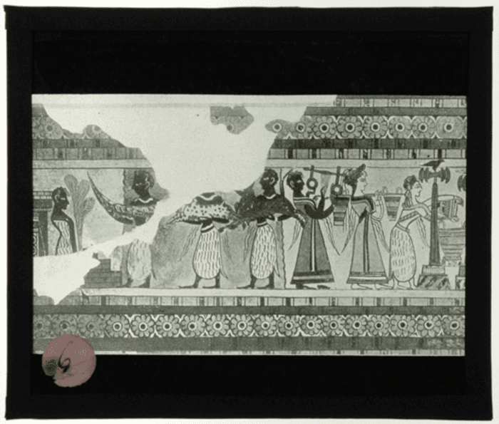 Non identificato, mosaico, particolare