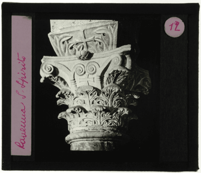 Ravenna, S. Spirito, capitello, interno