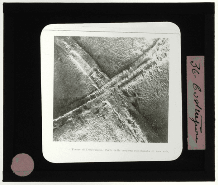 Roma, Terme di Diocleziano, particolare crociera costolonata