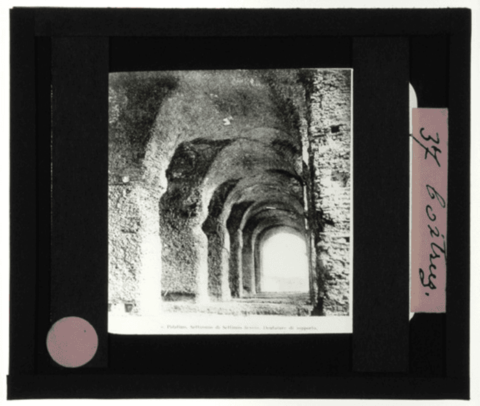 Roma, Settizonio di Settimio Severo, dentature di supporto