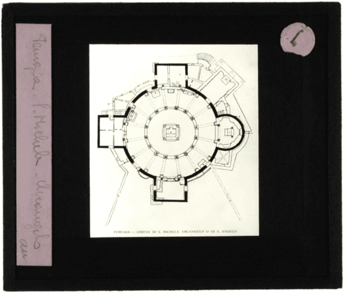 Perugia, San Michele Arcangelo, pianta