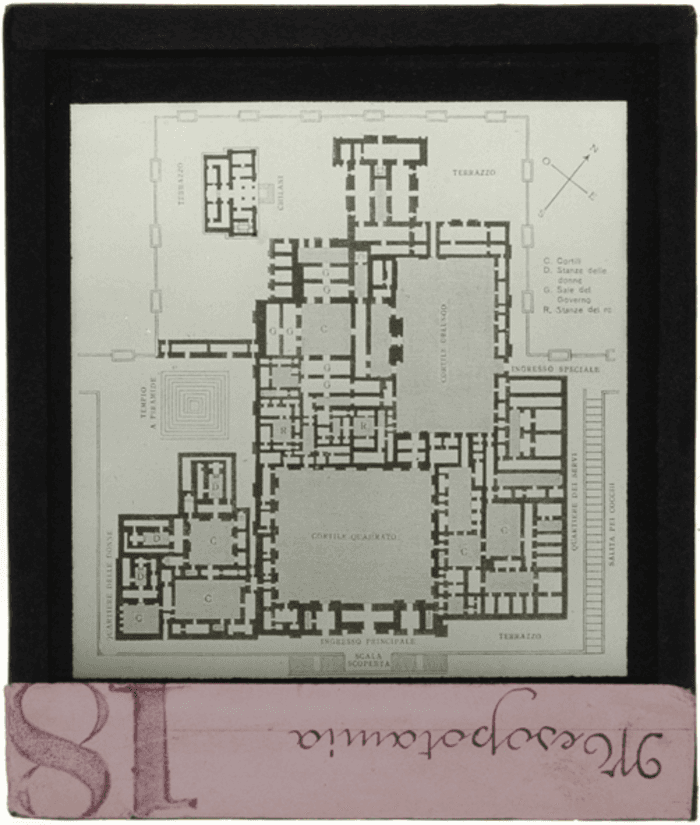Non identificato, pianta palazzo, disegno