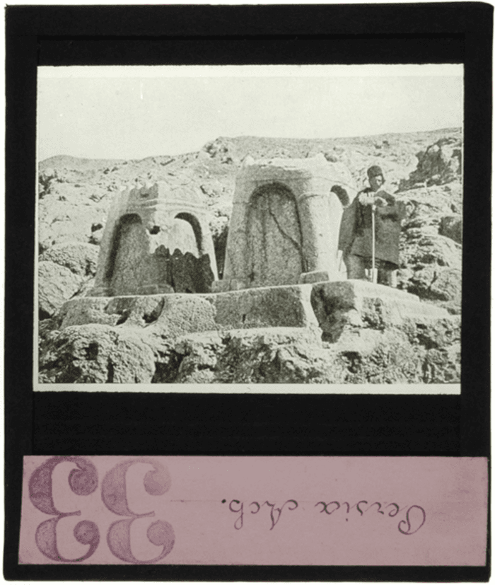 Non identificato, resti archeologici in persia, esterno