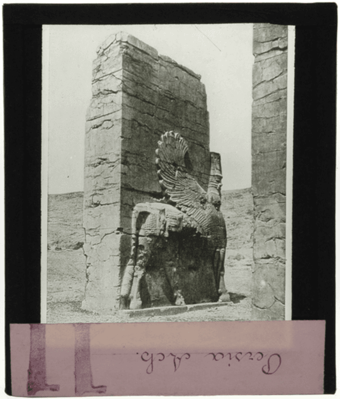 Non identificato, altorilievo lapideo, arte persiana