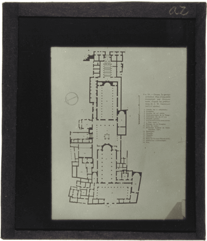 Gerasa (Giordania), cattedrale, pianta
