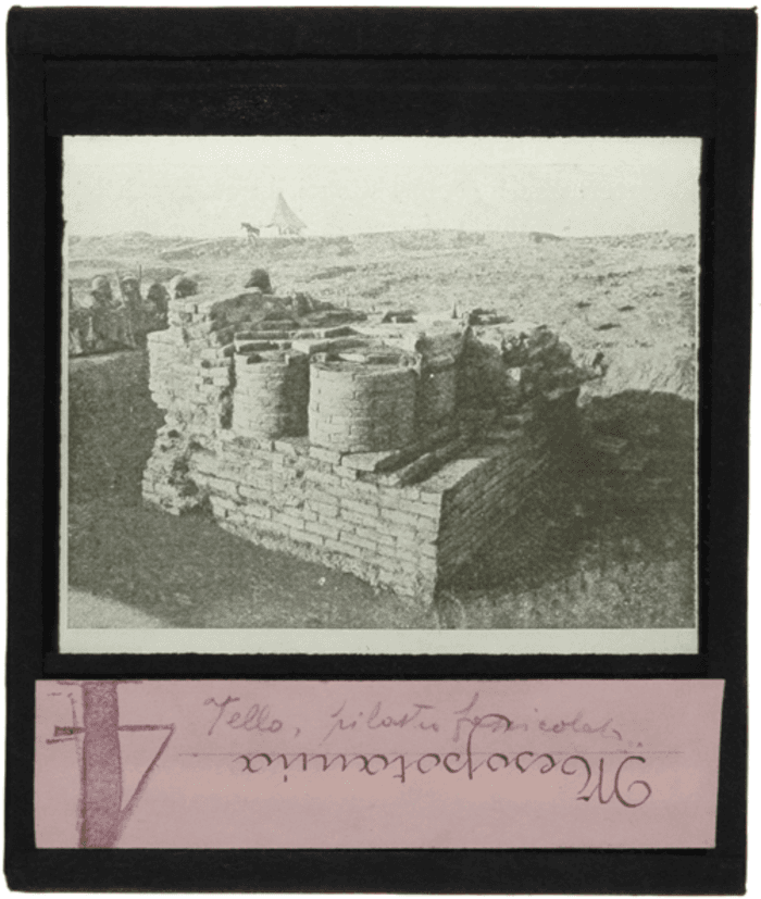 Telloh (Iraq), Palazzo di Telloh, pilastro fascicolato