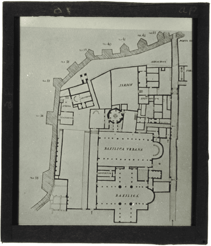 Non identificato, complesso basilicale, pianta