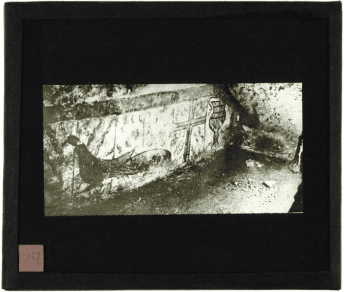 Non identificato, decorazione parietale, affresco interno