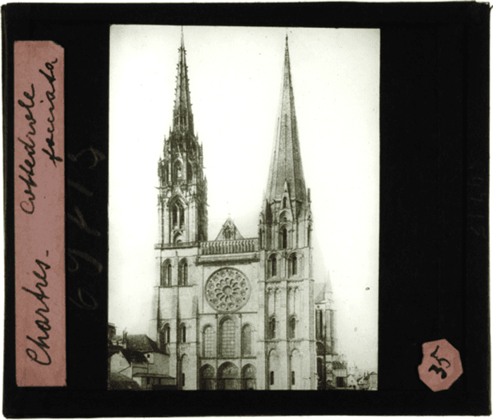 Chartres, Cattedrale, facciata