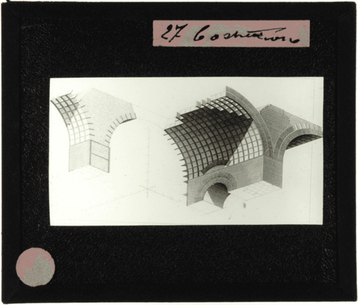 Non identificato, volte a botte, assonometria