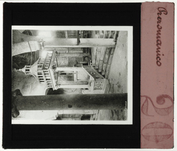 Non identificato, chiesa, interno, ciborio