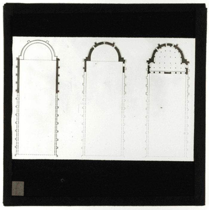 Non identificato, disegno, pianta, chiesa