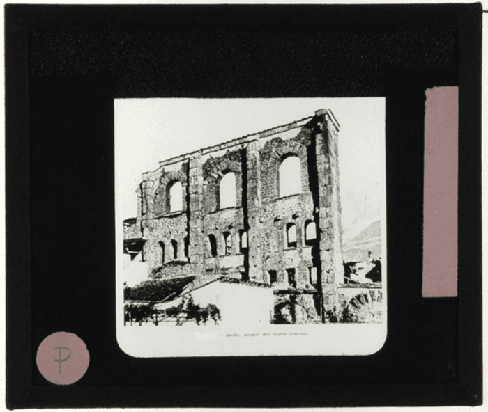 Aosta, teatro romano, resti