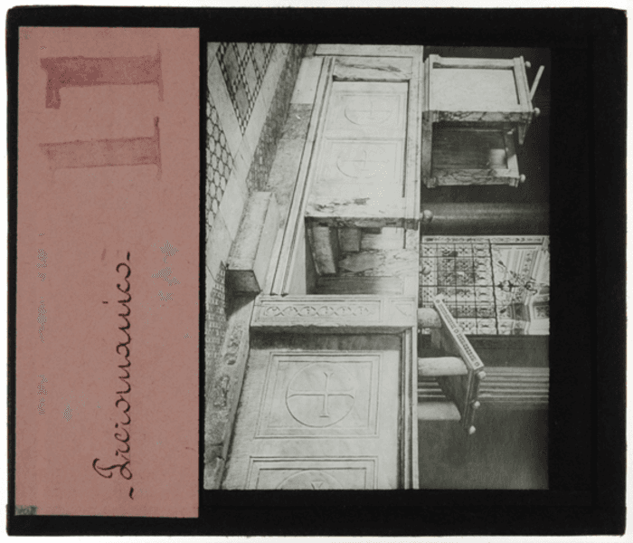 Roma, chiesa di S. Clemente, presbiterio, particolare