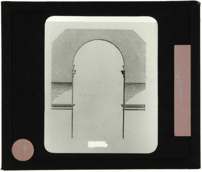 Non identificato, disegno, sezione, arco