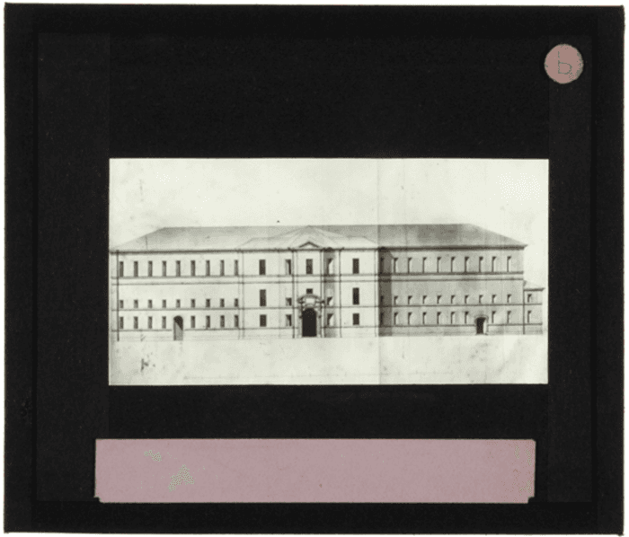 Non identificato, disegno, prospetto, palazzo