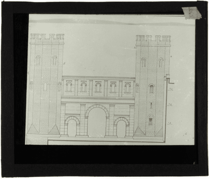 Non identificato, prospetto, porta urbica