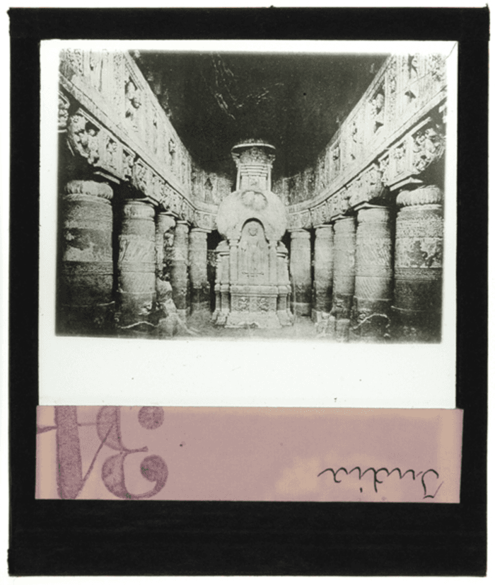 India, architettura buddhistica, caitya, interno