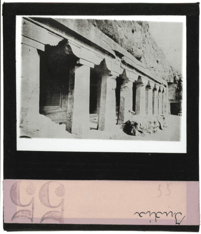 India, tempio, colonnato