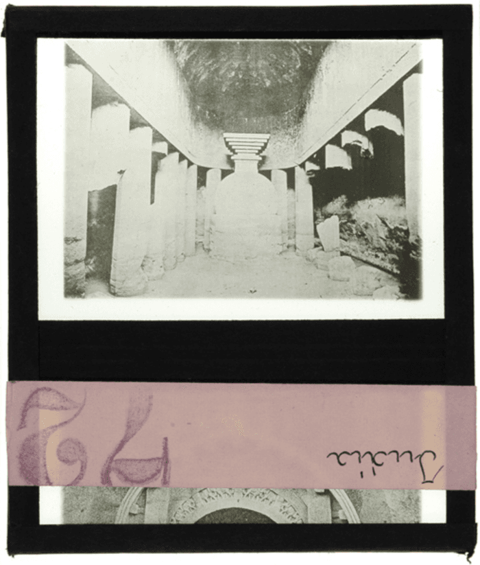 India, architettura buddhistica, caitya, interno