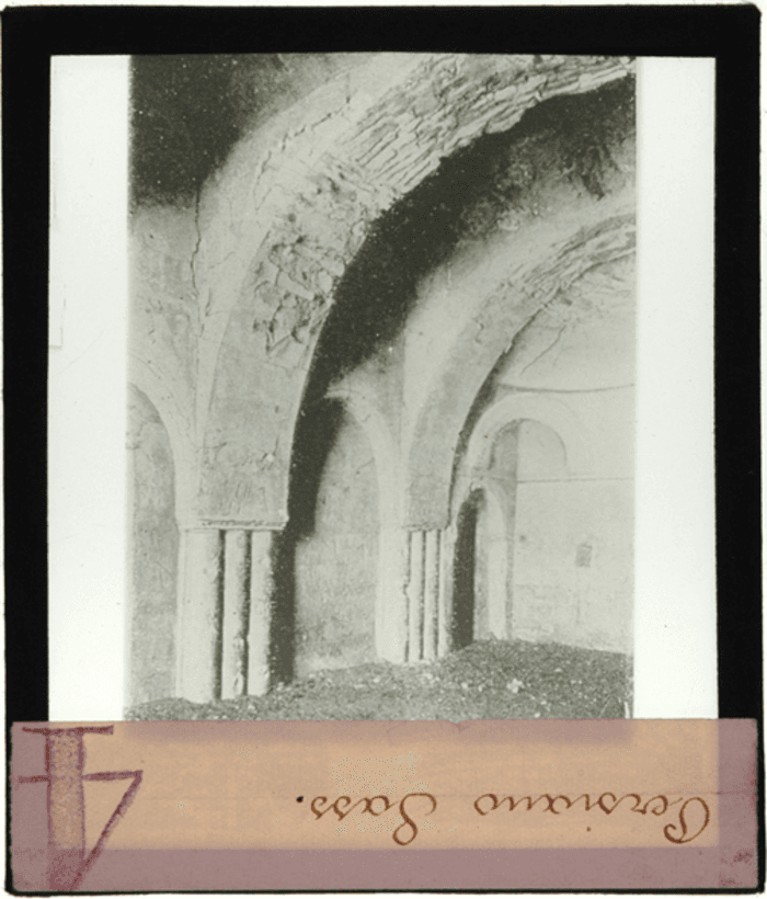 Non identificato, architettura persiana, volta e archi traversi, particolare